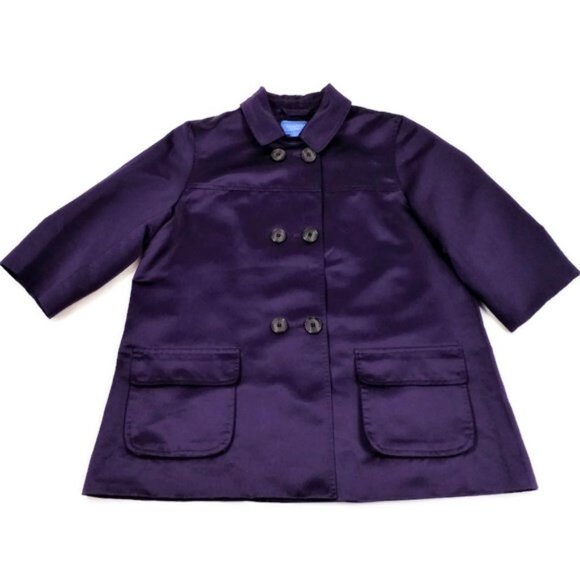 Simply Vera Vera Wang Purple Half Sleeve Button Front Dressy Jacket Womens Small - Picture 5 of 12